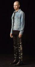 Load image into Gallery viewer, FUKUROKUJU  Exclusive Biker Denim prêt-à-porter men Jacket MAISON ILLURE Milano Tokyo
