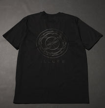 Load image into Gallery viewer, LOGO Embroidery ILLURE  Black Superior Cotton Unisex T-shirt MAISON ILLURE Milano Tokyo
