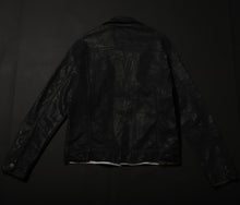 Load image into Gallery viewer, Yin and Yang Black series Exclusive prêt-à-porter men Denim Jacket MAISON ILLURE Milano Tokyo
